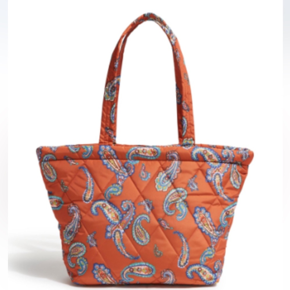 NWT Vera Bradley Manor Paisley Small East West Tote.